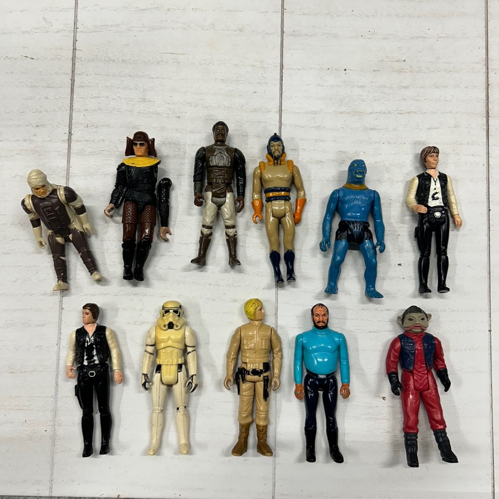Vintage Star Wars Action‎ Figures Lot 1970s-80s Kenner Toys Collection